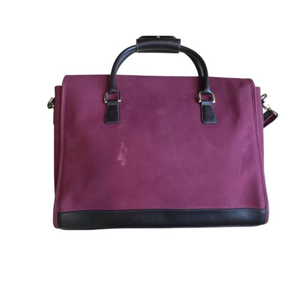 Diane von Furstenberg DVF Burgundy Large Tote Shoulder Bag - Picture 9 of 11